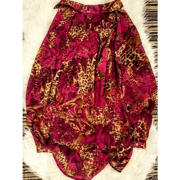 💕CHICO'S💕 Animal Print Button Down Blouse - Picture 8 of 8